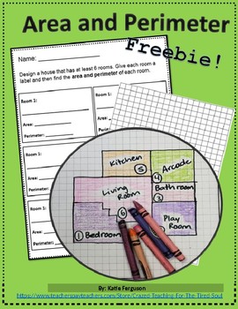 Preview of Design a Dream House- Measuring with Area and Perimeter