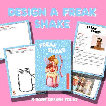 Preview of Design a Freak Shake | Family and Consumer Science | FCS | Food Technology