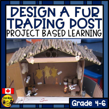 Preview of Fur Trading Post | Project Based Learning | Early Canada Activities