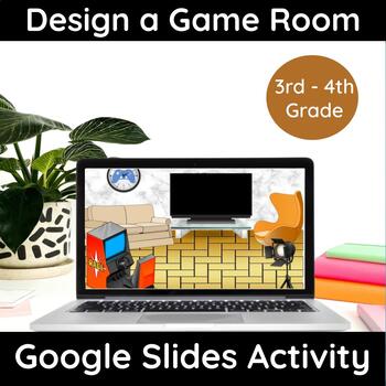 Preview of Design a Game Room - 3rd & 4th Grade Math Digital Resource for Gifted & Talented