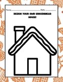 Design a Gingerbread House Coloring Worksheet