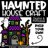 Design a Haunted House Halloween Craft Writing Printable Digital
