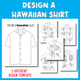 Design a Hawaiian Shirt | Hawaiian Shirt Day Coloring Art 