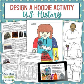 Preview of Design a Hoodie Activity No Prep Social Studies Project - U.S. History APUSH