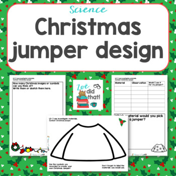 Preview of Design a Jumper Christmas Science