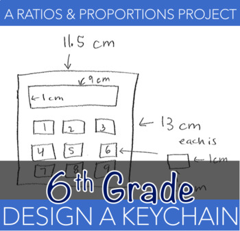 Preview of Design a Keychain - A Ratios and Proportions Project