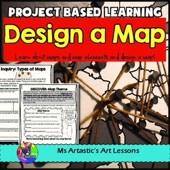 Preview of Design a Map: Project Based Learning Activity