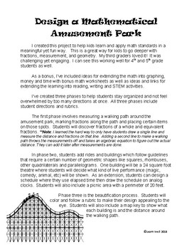 Preview of Design a Mathematical Amusement Park