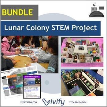 Preview of Design a Moon Habitat STEM / STEAM Project Guide