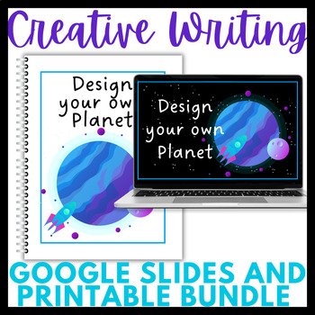 Preview of Design a New Planet! Printable and Google Slides Bundle!