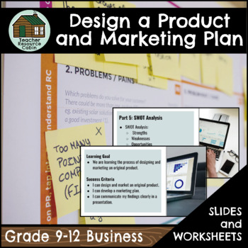 Preview of Design a Product and Marketing Plan (Grades 9-12 Marketing/Business)