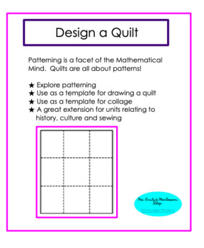 Preview of Design a Quilt Activity