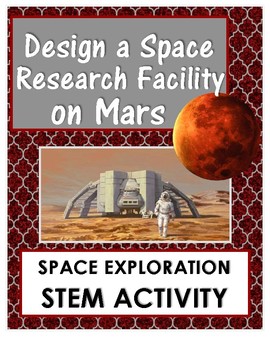 Preview of Design a Space Station on Mars STEM Space Exploration Activity {Digital}