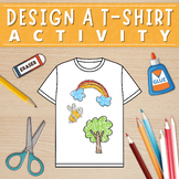 Design a T-Shirt Worksheets | Blank T-shirt Template | Fro