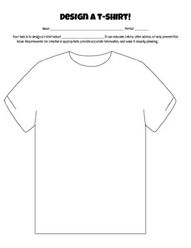 Preview of Design a T-shirt