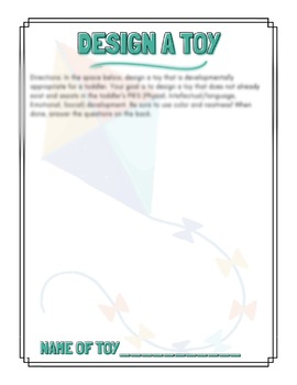 Preview of Design a Toy