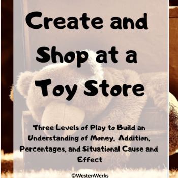 Preview of Design a Toy Store Circular Project and Math Game Challenges 3 Levels