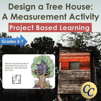 Preview of Design a Tree House A Project-Based Measurement Activity for PDF and Easel
