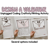 Design a Valentine | Coding and/or Writing Craftivity