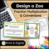 Design a Zoo Habitat - Fractions and Metric Conversions Project