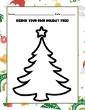 Design a holiday tree coloring worksheets (3)