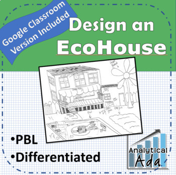 Preview of Design an Efficient House - Renewable Energy Project - With Google Classroom