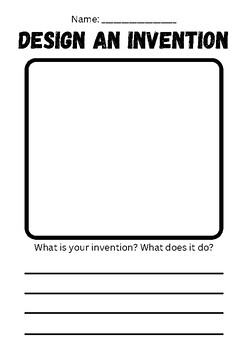 Design an Invention by Elizabeth Jordan | TPT