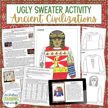 Ugly Holiday Sweaters Activity for Social Studies