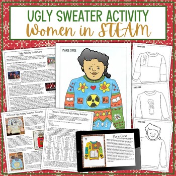 Design an Ugly Sweater Holiday Activity No Prep Project - Women in STEM