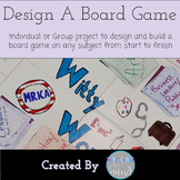 Design and Build a Board Game- Any Subject