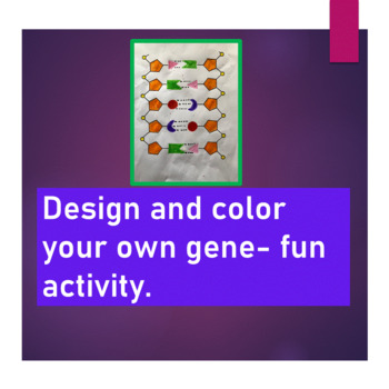 Preview of Design and Color your own Gene Activity