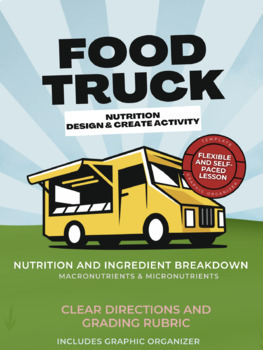 Preview of Design and Create a Food Truck Activity:  Nutrition and Health
