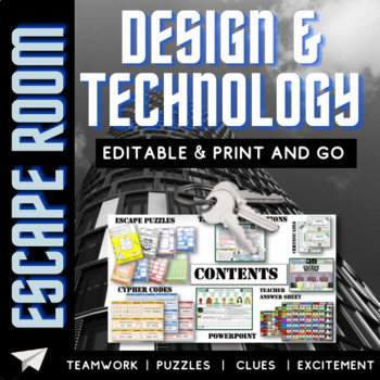 Preview of Design and Technology Escape Room