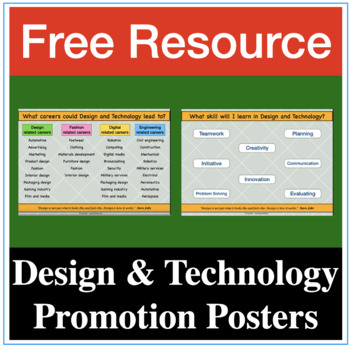 Preview of Design and Technology Promotion Posters (Free)