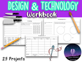 Design and Technology Worksheet Booklet for 25 projects