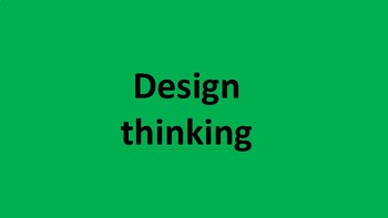 Preview of Design thinking