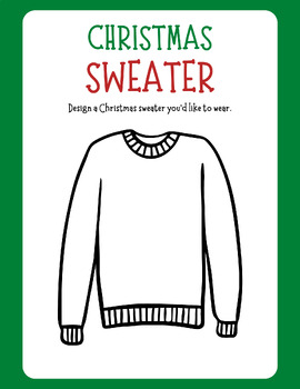 Design your own Christas sweater by Joshuas Playground | TPT