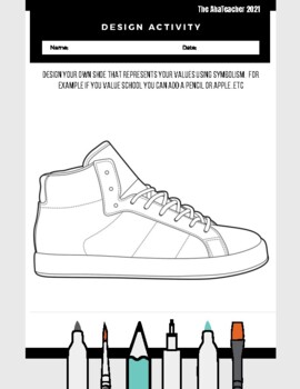 Design your Shoe by Ashley Aha Teacher | TPT