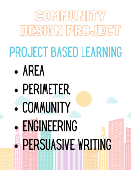 Preview of 'Design a 3-D Community' Project Based Learning PBL