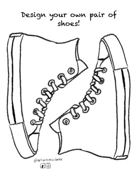 Design your own shoes by Art with Mrs Carter | TPT
