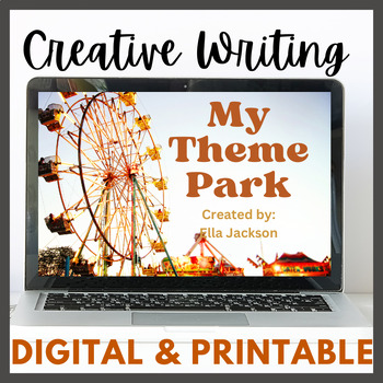 Preview of Design your own theme park! Google Slides and Printable Bundle!