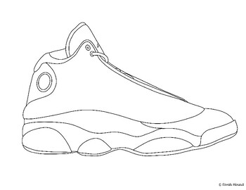 Designer Inspired Sneaker Coloring Pages by The Rivah Hound | TPT