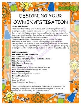 Preview of Designing Your Own Investigation-Free Preview!