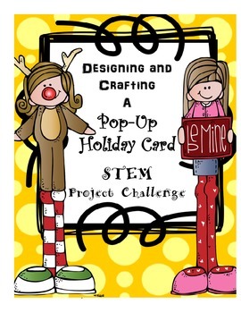 Preview of Designing and Crafting a Pop-Up Holiday Card STEM Project Challenge