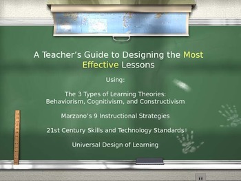 Preview of Designing the Most Effective Lessons: Using Learning Theories, Marzano, and UD