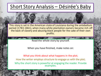 desiree's baby essay introduction