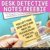 Desk Detective Notes / Certificates for Clean Desks | FREEBIE