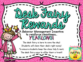 Preview of Desk Fairy Rewards (23 Yearlong Certificates)