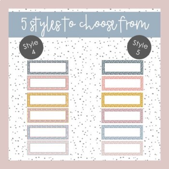 Desk Name Plates | Door Name Tags | EDITABLE | BOHO RAINBOW | Classroom ...