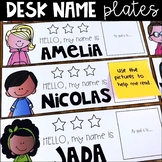 Character Desk Name Plates - Editable Labels